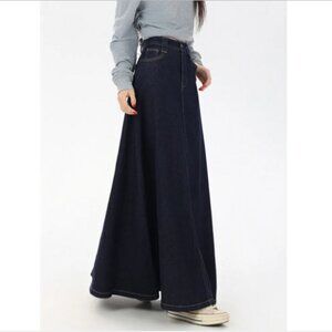 A-Line Jean Skirt, Size Medium